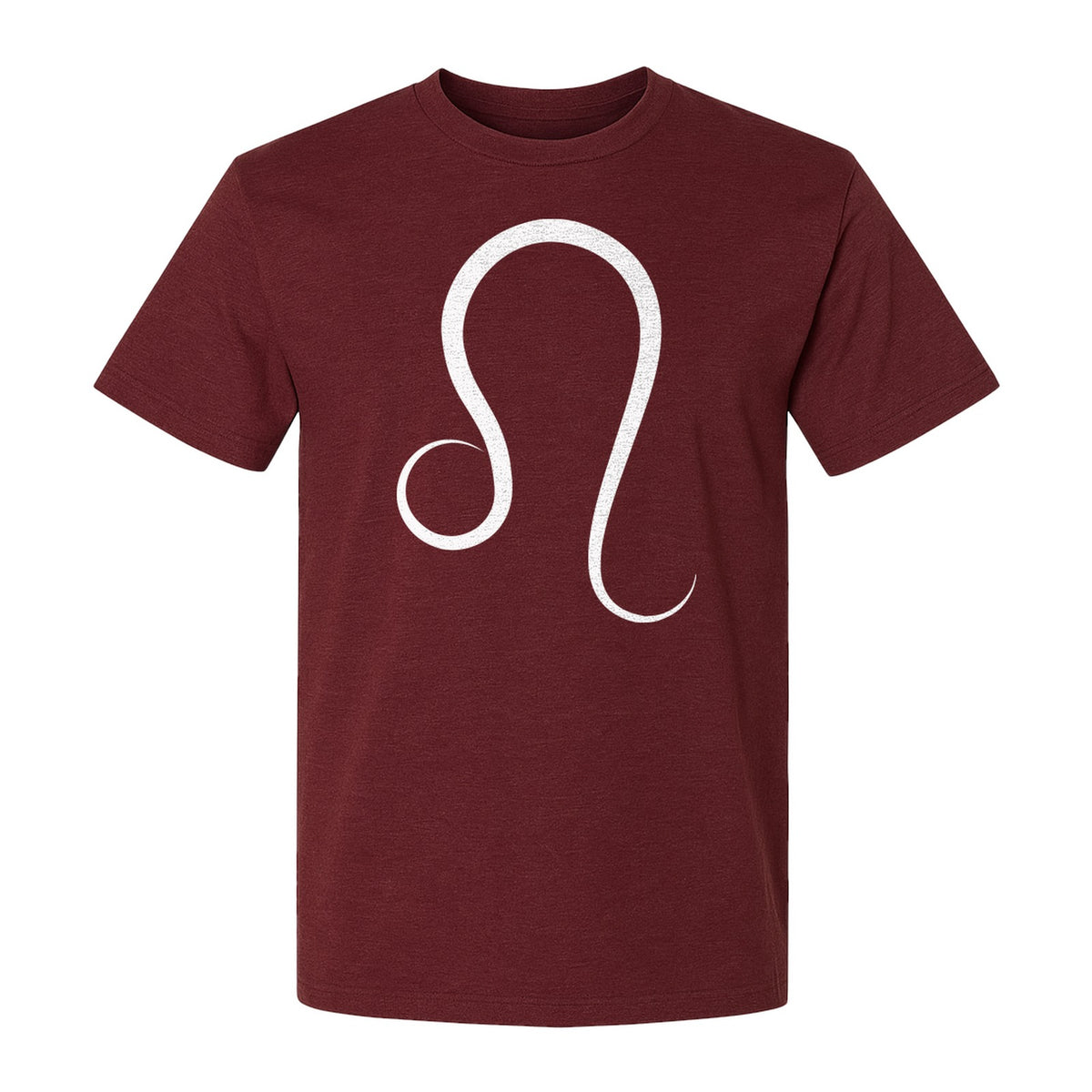 Leo Zodiac Symbol T-Shirt, Minimalist Astrology Graphic Tee for August Birthdays