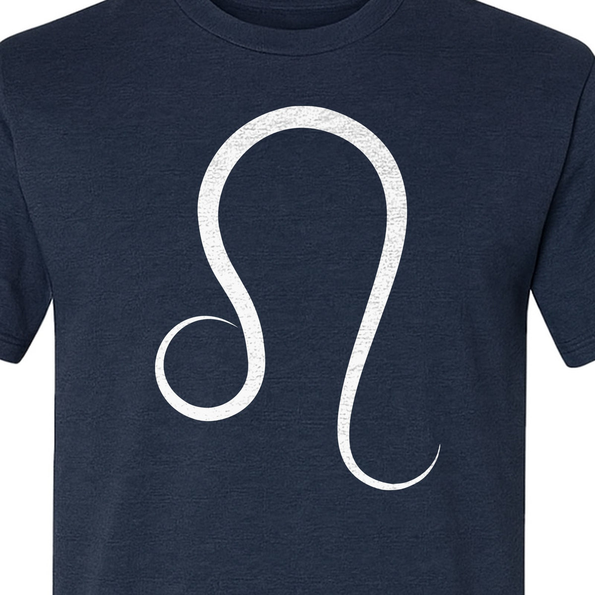 Leo Zodiac Symbol T-Shirt, Minimalist Astrology Graphic Tee for August Birthdays
