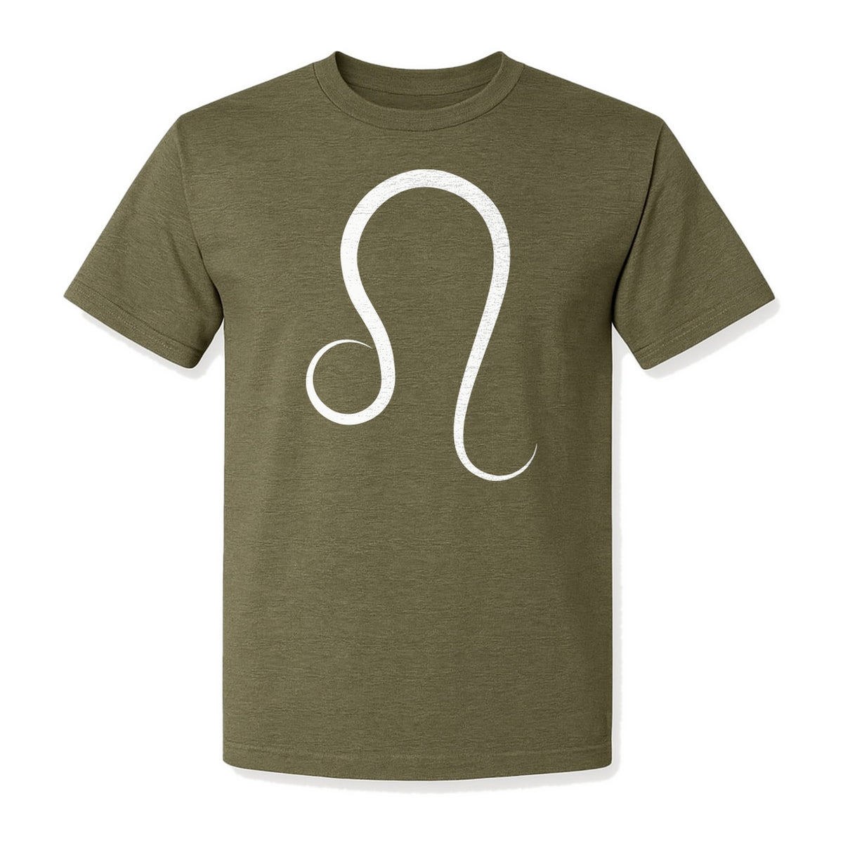 Leo Zodiac Symbol T-Shirt, Minimalist Astrology Graphic Tee for August Birthdays