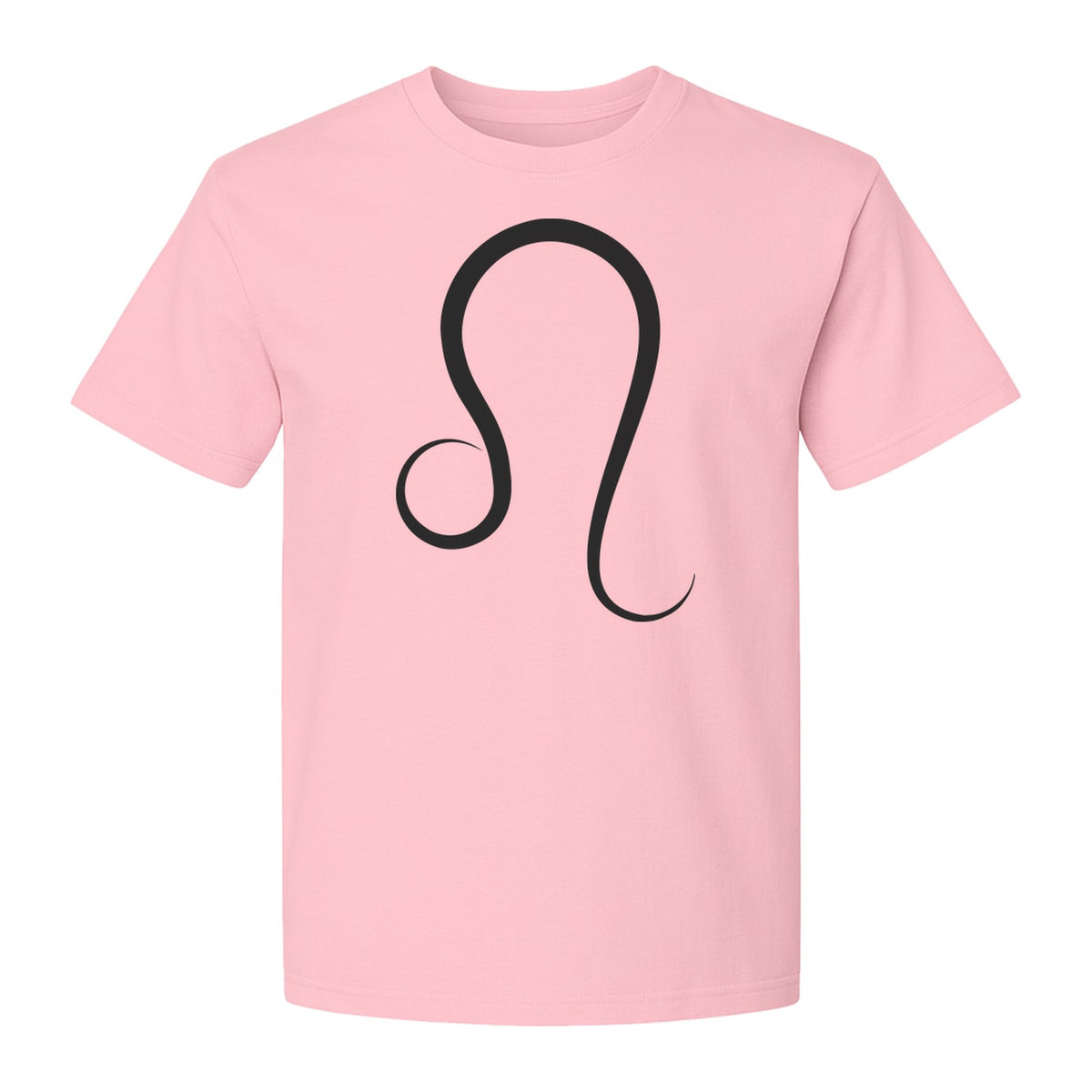 Leo Zodiac Symbol T-Shirt, Minimalist Astrology Graphic Tee for August Birthdays