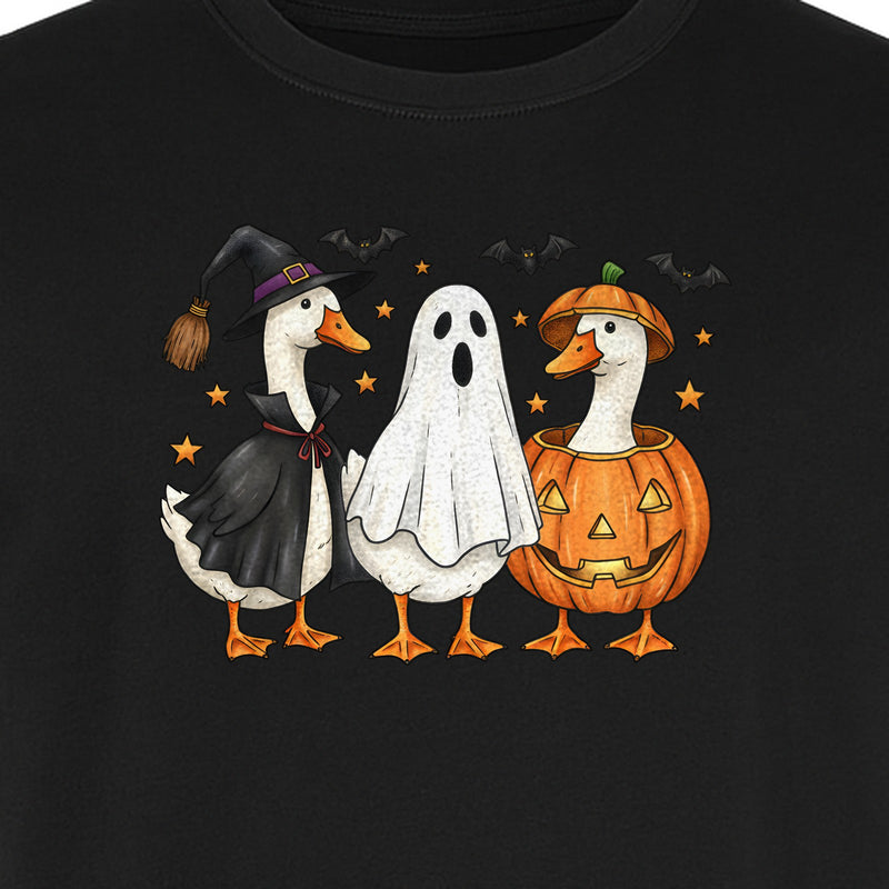Halloween Goose T-Shirt, Witch, Ghost and Pumpkin Costume Design for Fall Parties and Trick-or-Treat