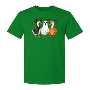 Halloween Goose T-Shirt, Witch, Ghost and Pumpkin Costume Design for Fall Parties and Trick-or-Treat