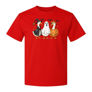 Halloween Goose T-Shirt, Witch, Ghost and Pumpkin Costume Design for Fall Parties and Trick-or-Treat