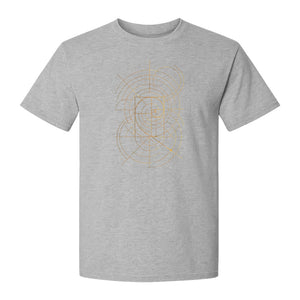 Fibonacci Golden Ratio T-Shirt, Sacred Geometry Math Graphic for Science Lovers