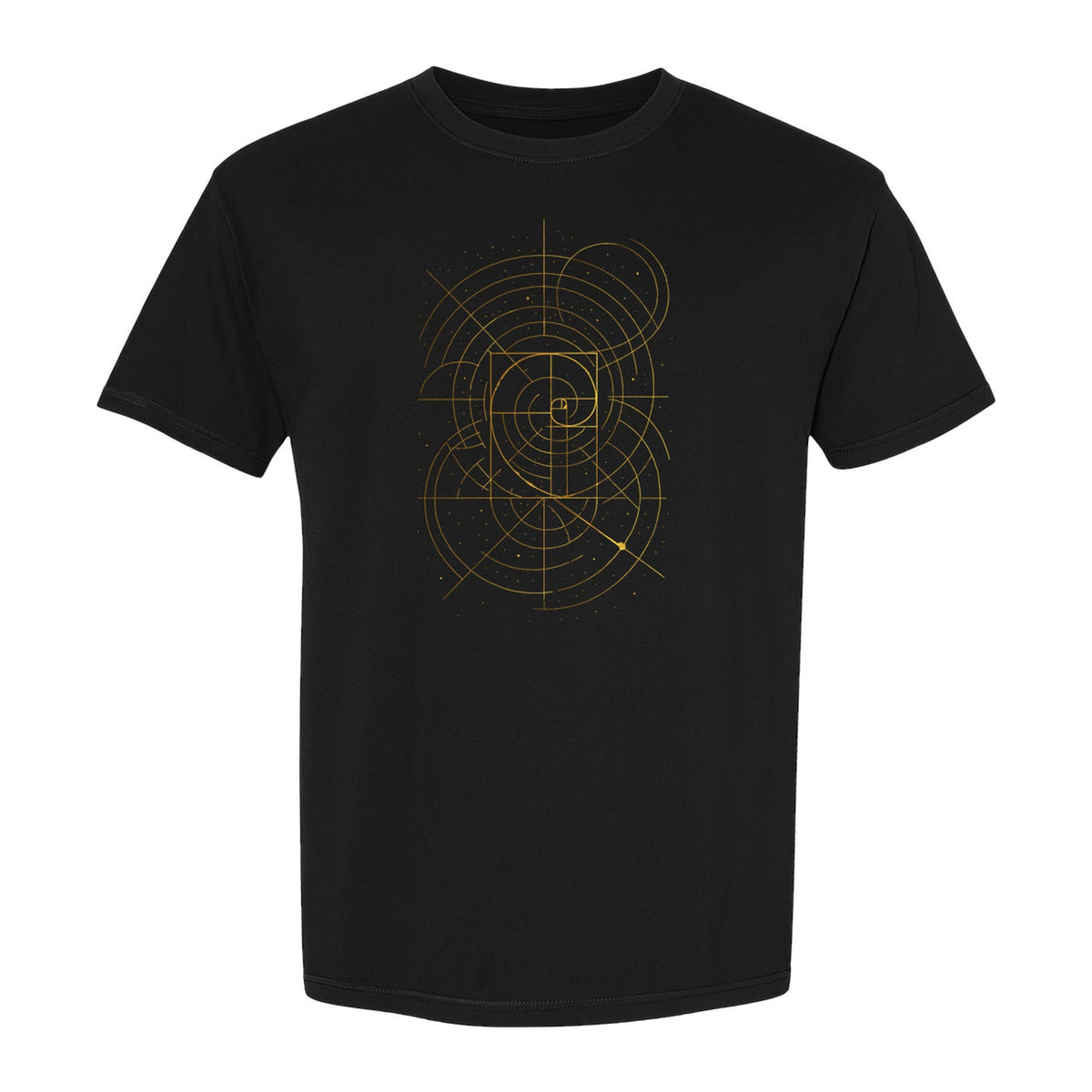 Fibonacci Golden Ratio T-Shirt, Sacred Geometry Math Graphic for Science Lovers