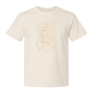 Fibonacci Golden Ratio T-Shirt, Sacred Geometry Math Graphic for Science Lovers