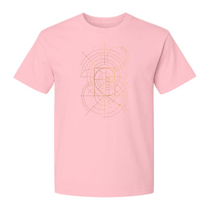 Fibonacci Golden Ratio T-Shirt, Sacred Geometry Math Graphic for Science Lovers
