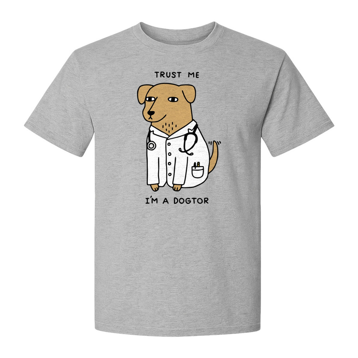 Veterinarian T-Shirt, Trust Me I'm a Dogtor Funny Dog Doctor Graphic