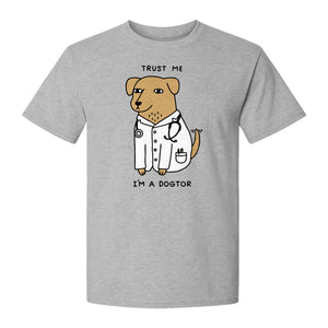 Veterinarian T-Shirt, Trust Me I'm a Dogtor Funny Dog Doctor Graphic