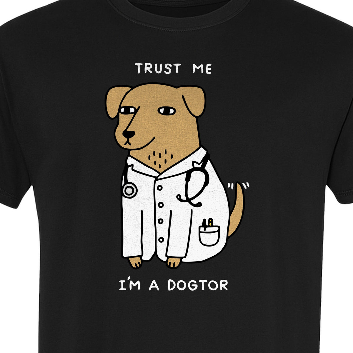 Veterinarian T-Shirt, Trust Me I'm a Dogtor Funny Dog Doctor Graphic