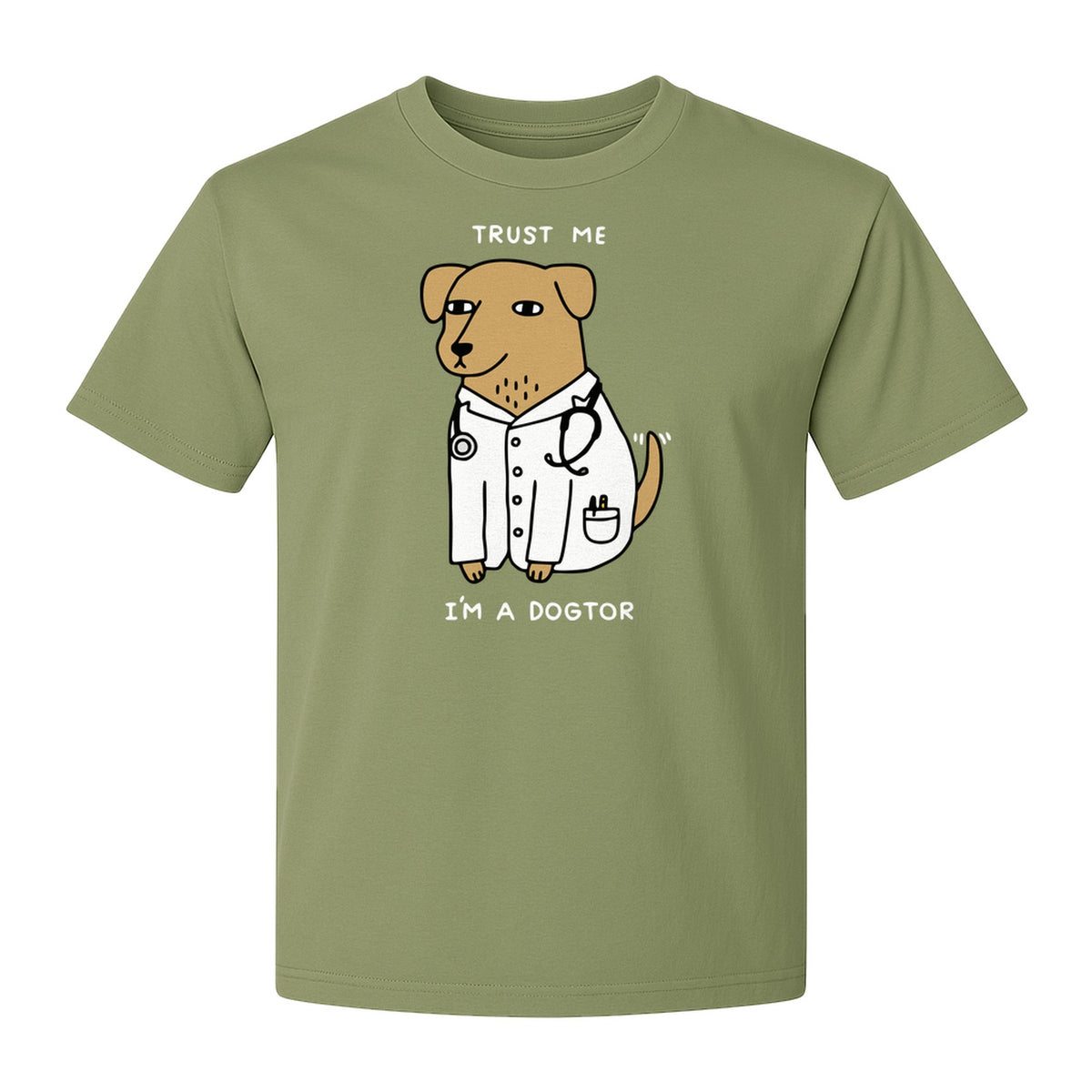 Veterinarian T-Shirt, Trust Me I'm a Dogtor Funny Dog Doctor Graphic