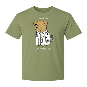 Veterinarian T-Shirt, Trust Me I'm a Dogtor Funny Dog Doctor Graphic