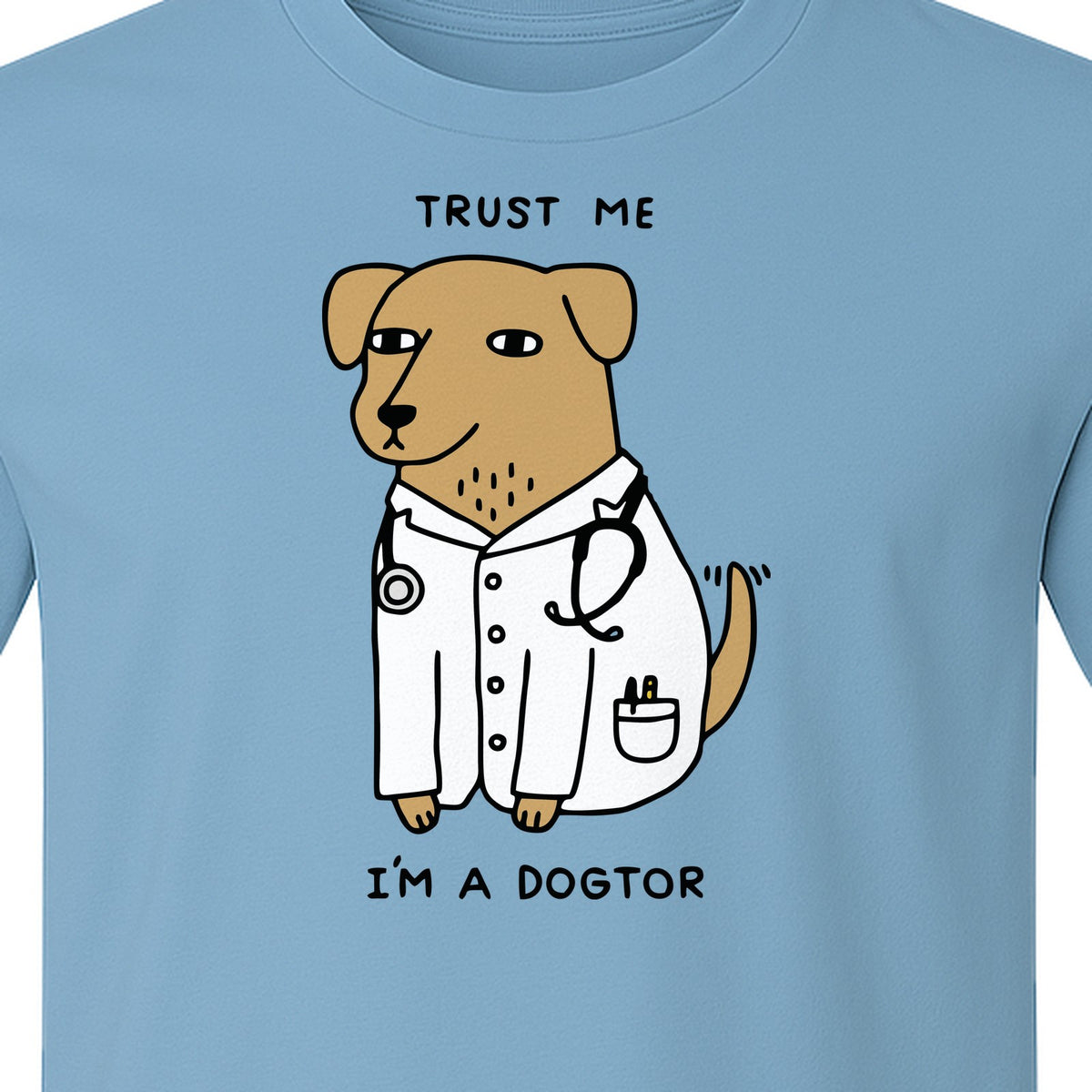 Veterinarian T-Shirt, Trust Me I'm a Dogtor Funny Dog Doctor Graphic