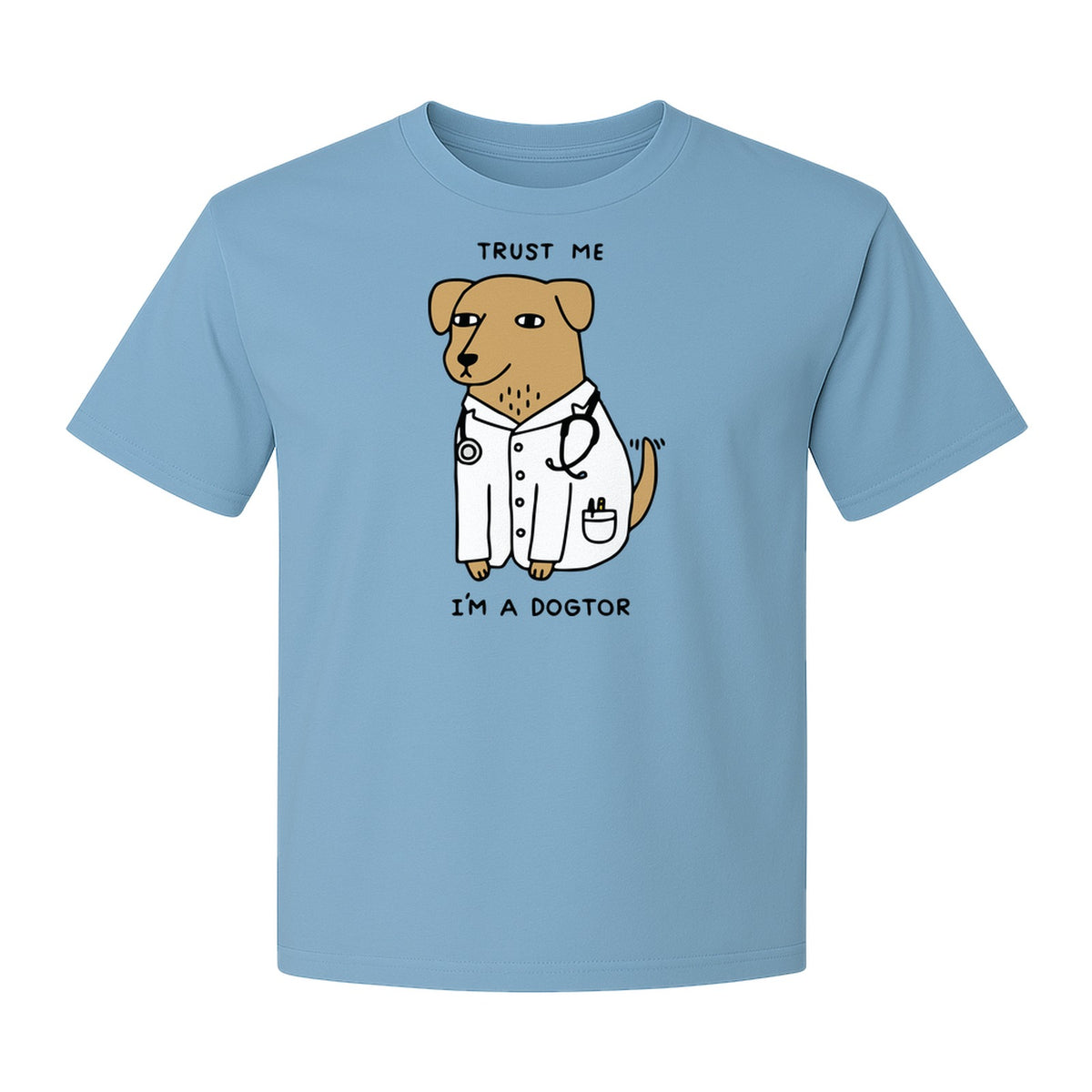 Veterinarian T-Shirt, Trust Me I'm a Dogtor Funny Dog Doctor Graphic