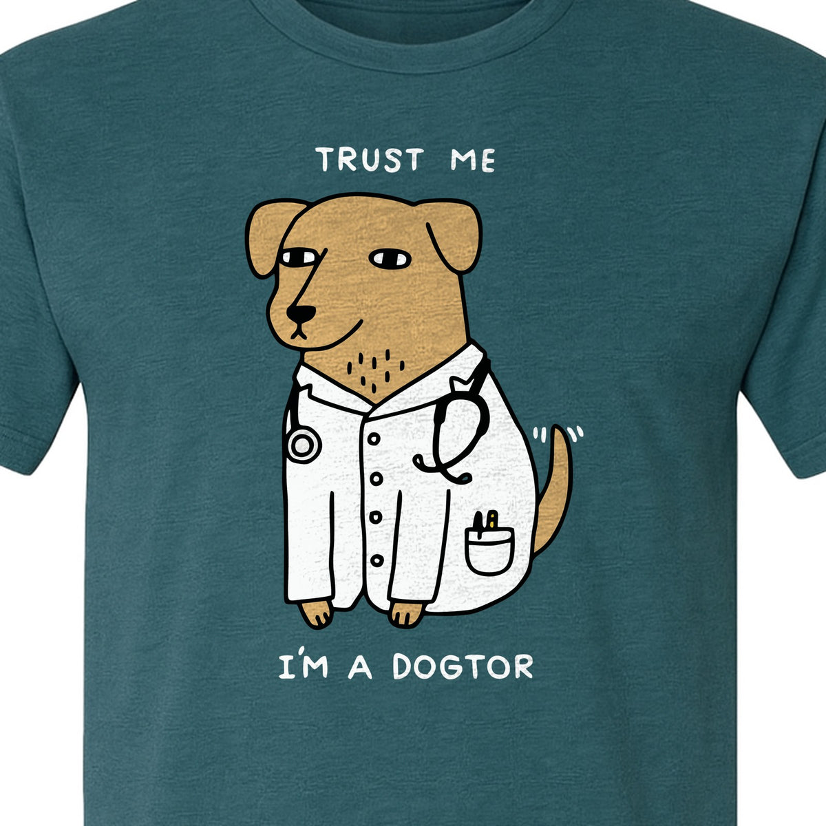 Veterinarian T-Shirt, Trust Me I'm a Dogtor Funny Dog Doctor Graphic