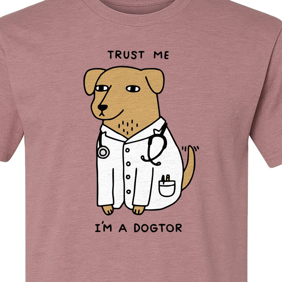 Veterinarian T-Shirt, Trust Me I'm a Dogtor Funny Dog Doctor Graphic