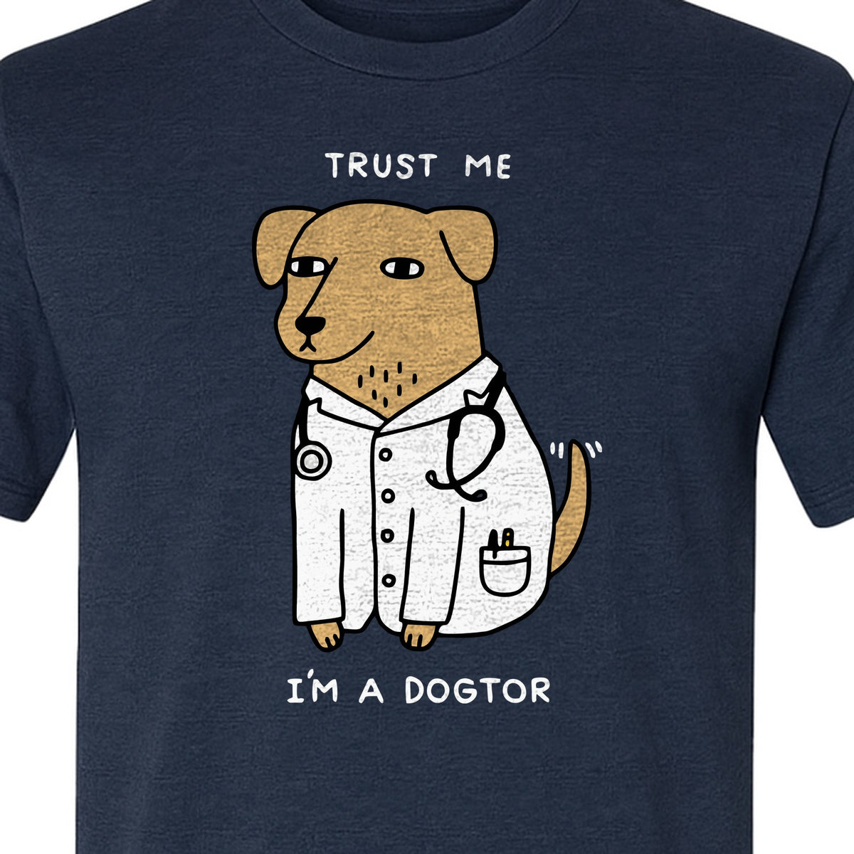Veterinarian T-Shirt, Trust Me I'm a Dogtor Funny Dog Doctor Graphic
