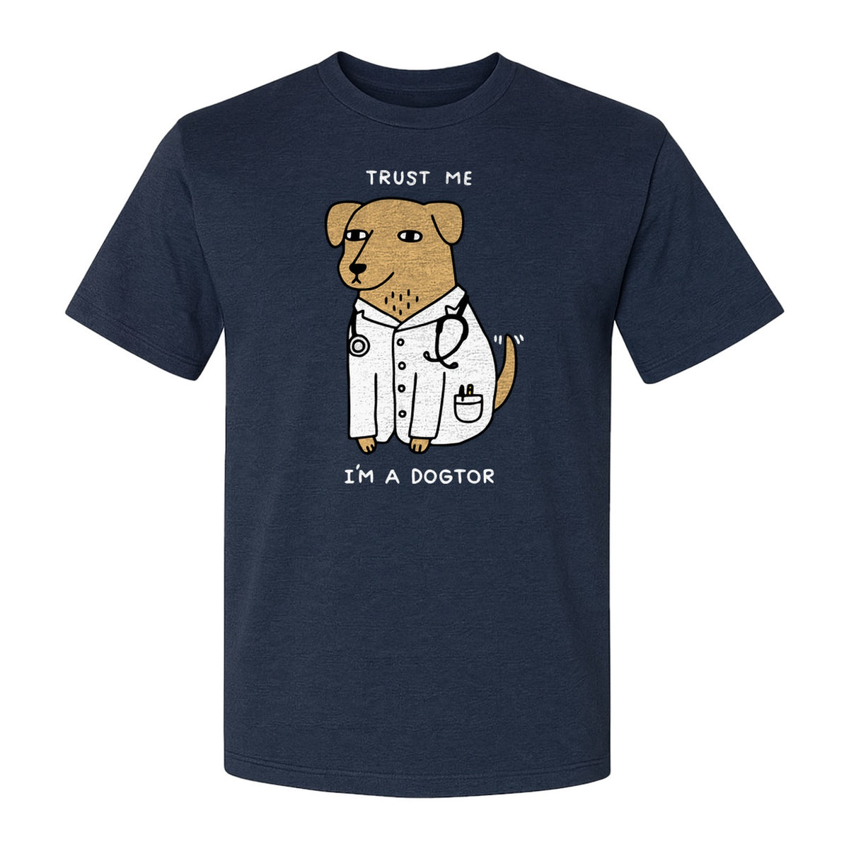 Veterinarian T-Shirt, Trust Me I'm a Dogtor Funny Dog Doctor Graphic