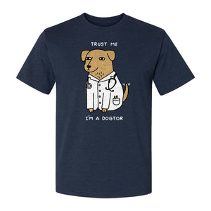 Veterinarian T-Shirt, Trust Me I'm a Dogtor Funny Dog Doctor Graphic