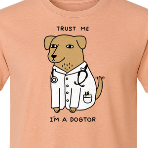 Veterinarian T-Shirt, Trust Me I'm a Dogtor Funny Dog Doctor Graphic