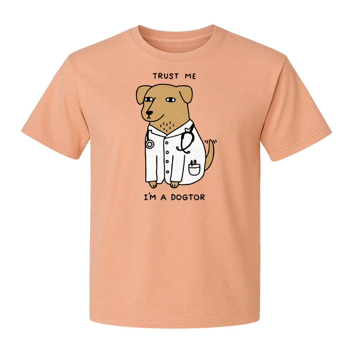 Veterinarian T-Shirt, Trust Me I'm a Dogtor Funny Dog Doctor Graphic