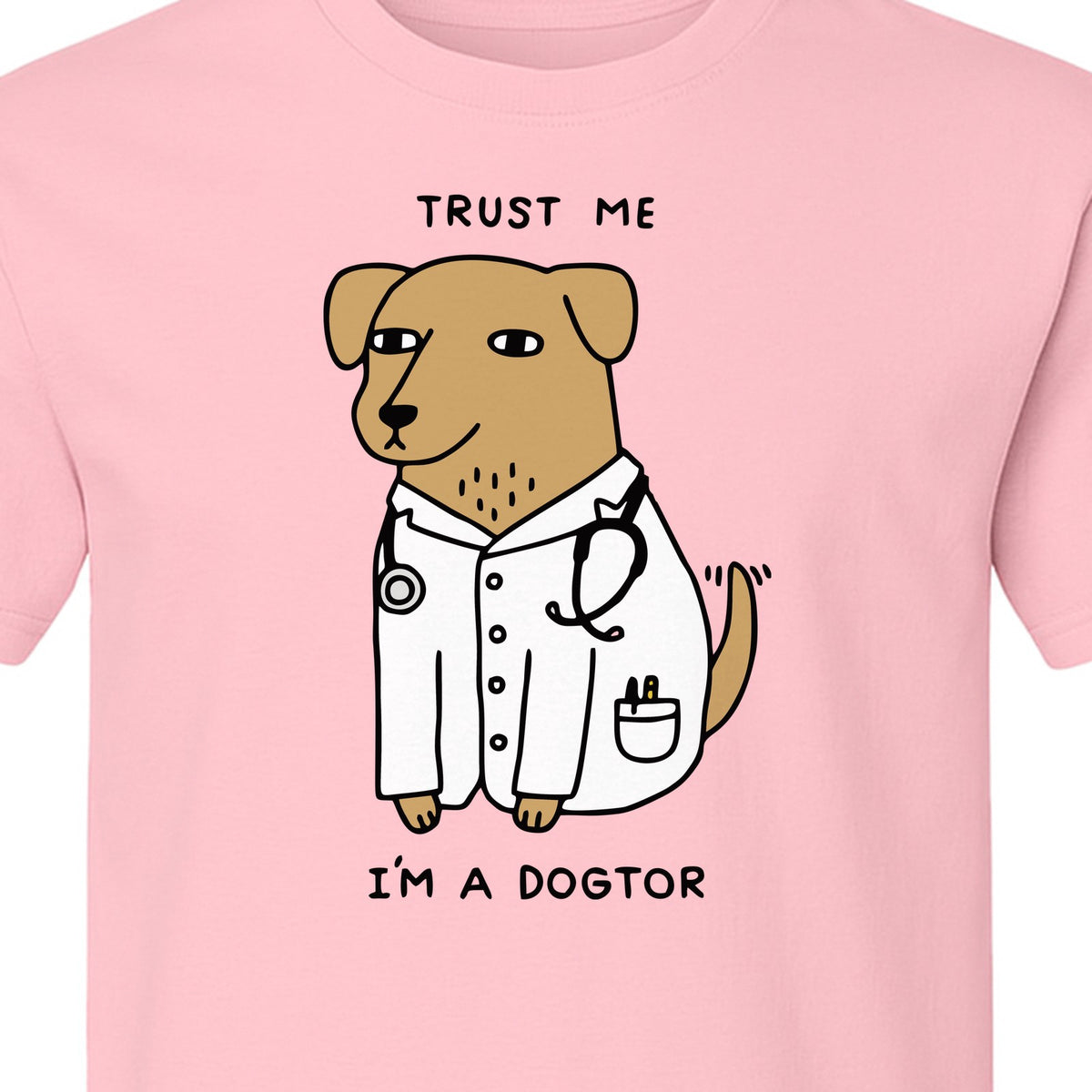 Veterinarian T-Shirt, Trust Me I'm a Dogtor Funny Dog Doctor Graphic