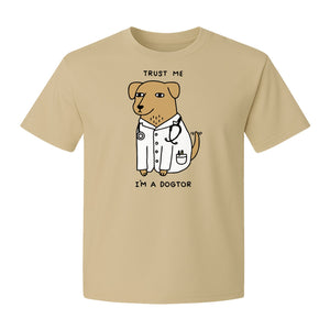 Veterinarian T-Shirt, Trust Me I'm a Dogtor Funny Dog Doctor Graphic