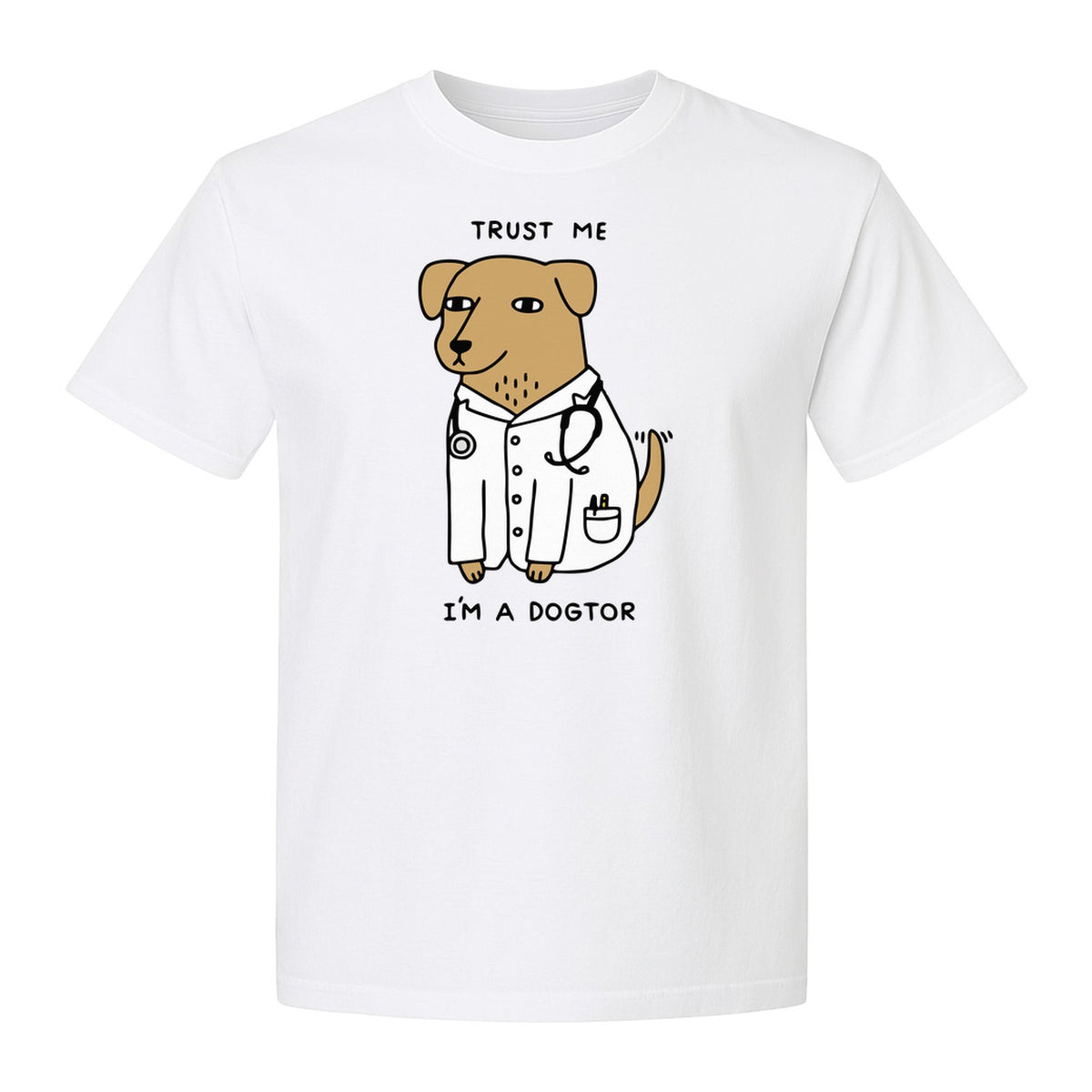 Veterinarian T-Shirt, Trust Me I'm a Dogtor Funny Dog Doctor Graphic