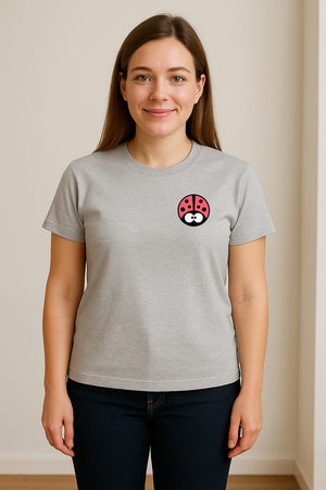 Ladybug T-Shirt, Cute Small Pocket Bug Graphic Tee for Animal Lovers, Gardeners and Plant Fans