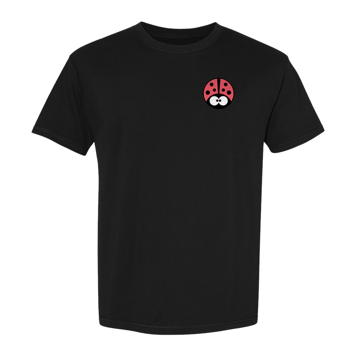 Ladybug T-Shirt, Cute Small Pocket Bug Graphic Tee for Animal Lovers, Gardeners and Plant Fans