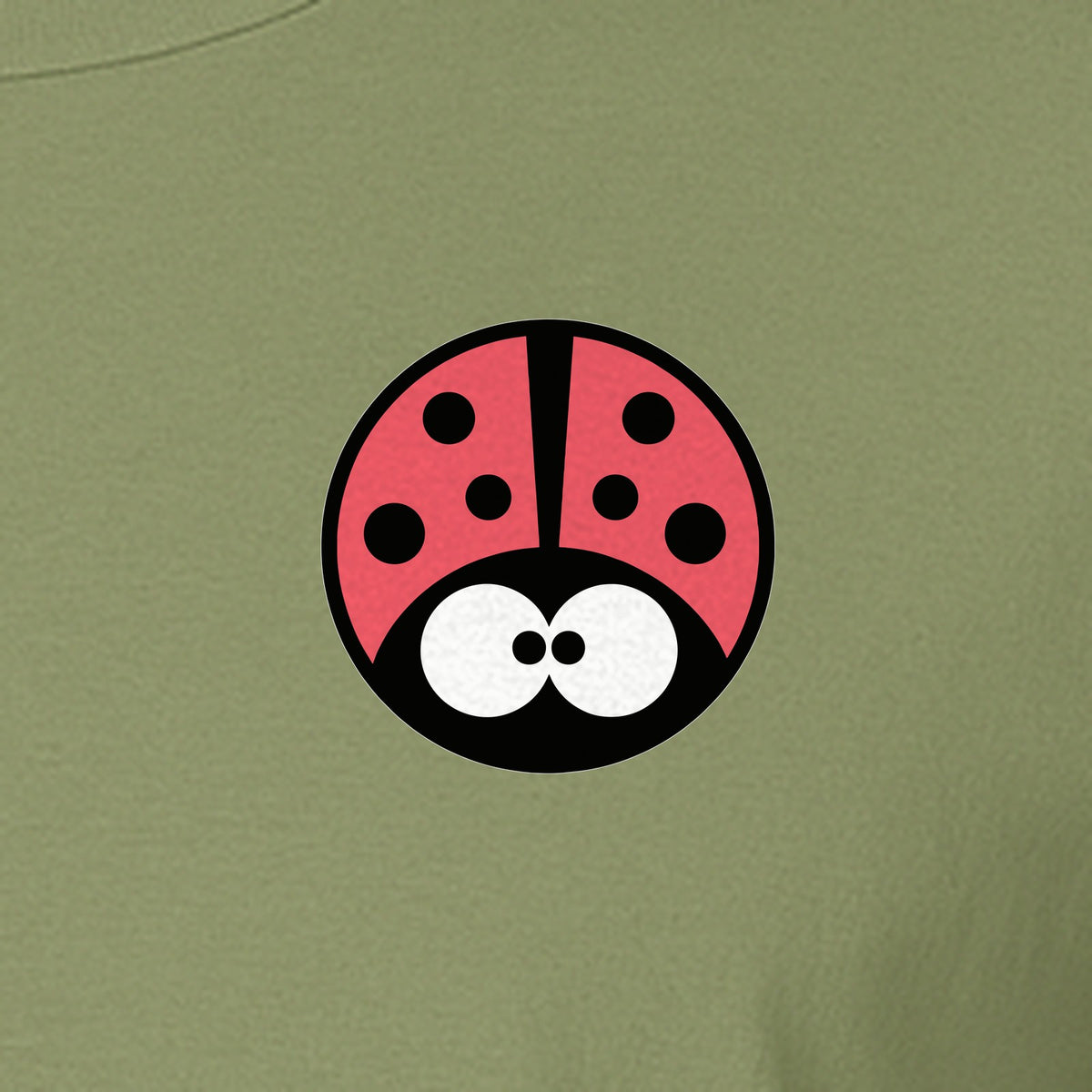 Ladybug T-Shirt, Cute Small Pocket Bug Graphic Tee for Animal Lovers, Gardeners and Plant Fans