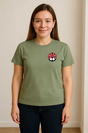 Ladybug T-Shirt, Cute Small Pocket Bug Graphic Tee for Animal Lovers, Gardeners and Plant Fans