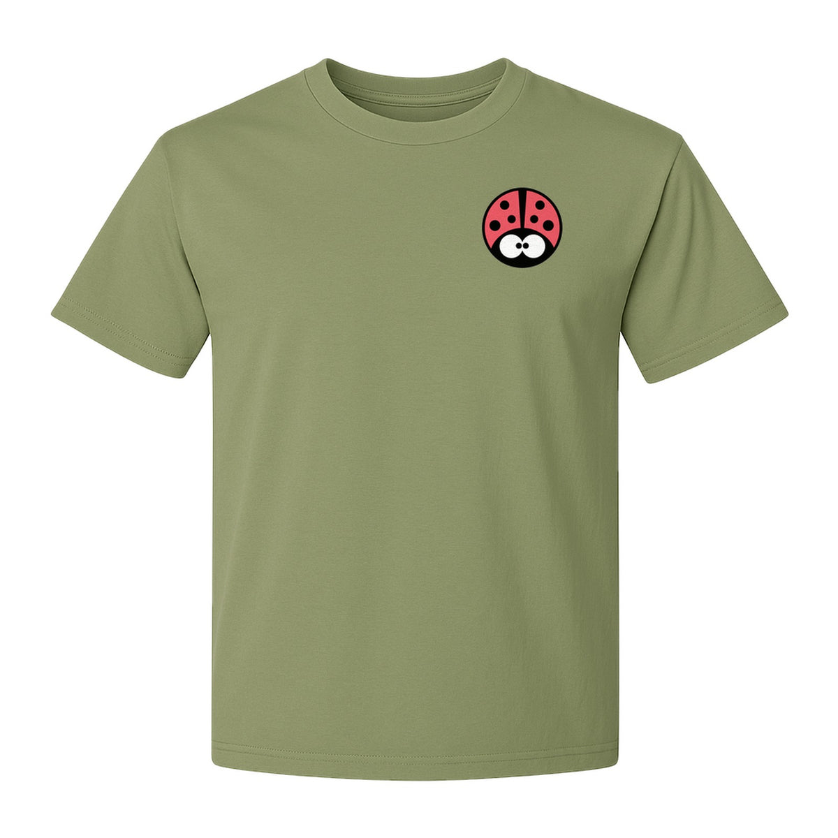 Ladybug T-Shirt, Cute Small Pocket Bug Graphic Tee for Animal Lovers, Gardeners and Plant Fans