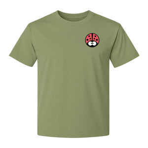 Ladybug T-Shirt, Cute Small Pocket Bug Graphic Tee for Animal Lovers, Gardeners and Plant Fans