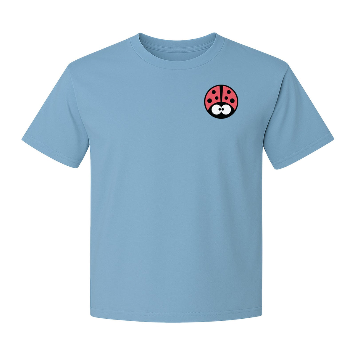 Ladybug T-Shirt, Cute Small Pocket Bug Graphic Tee for Animal Lovers, Gardeners and Plant Fans
