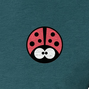 Ladybug T-Shirt, Cute Small Pocket Bug Graphic Tee for Animal Lovers, Gardeners and Plant Fans