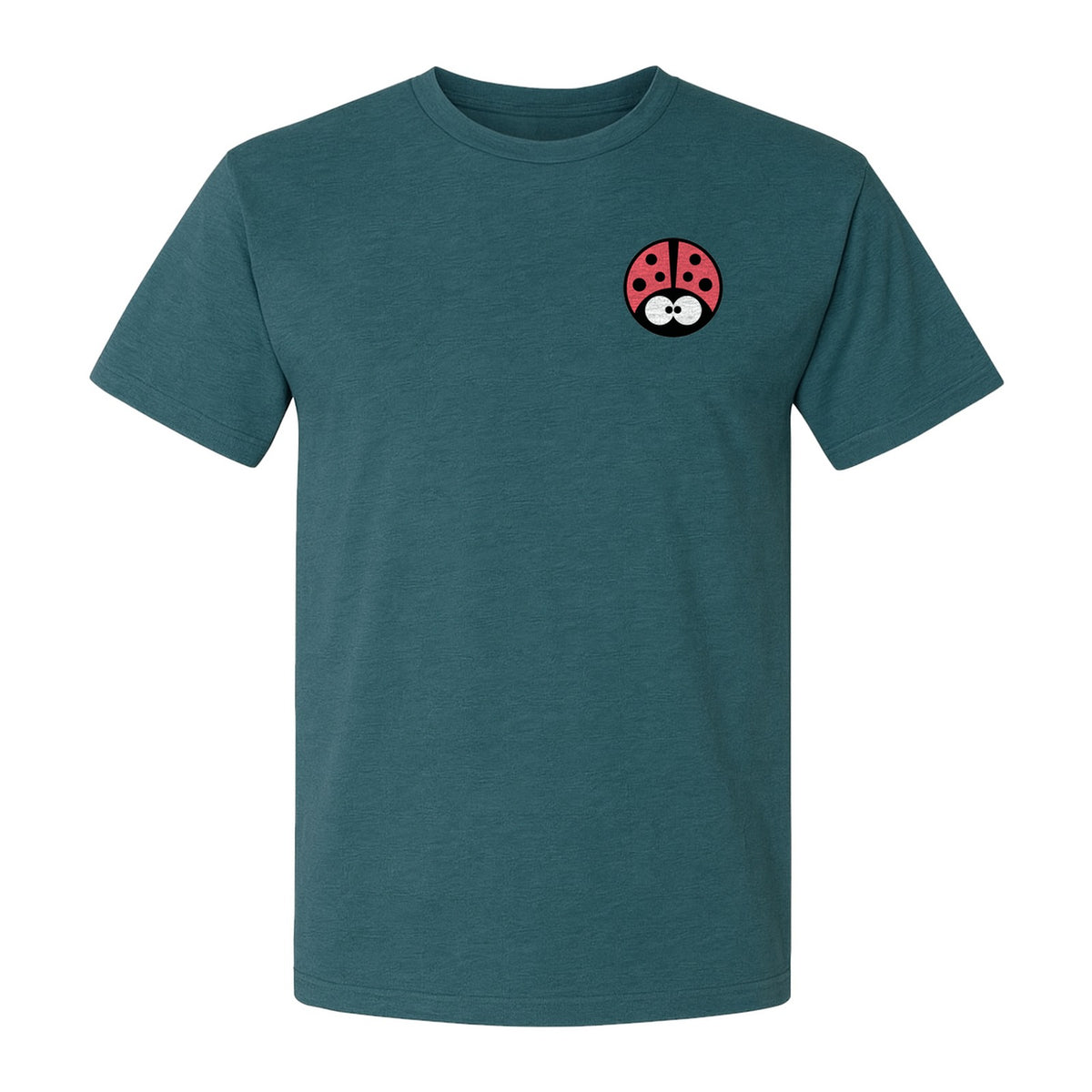 Ladybug T-Shirt, Cute Small Pocket Bug Graphic Tee for Animal Lovers, Gardeners and Plant Fans