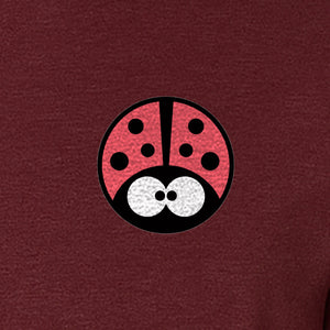 Ladybug T-Shirt, Cute Small Pocket Bug Graphic Tee for Animal Lovers, Gardeners and Plant Fans
