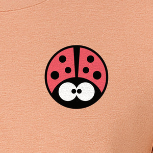 Ladybug T-Shirt, Cute Small Pocket Bug Graphic Tee for Animal Lovers, Gardeners and Plant Fans