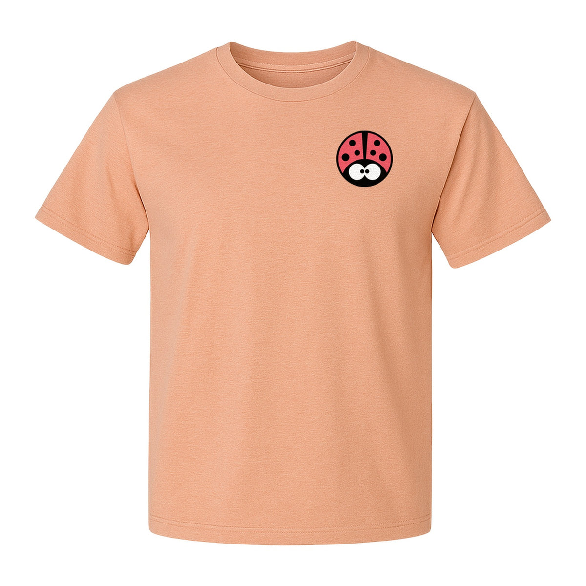 Ladybug T-Shirt, Cute Small Pocket Bug Graphic Tee for Animal Lovers, Gardeners and Plant Fans