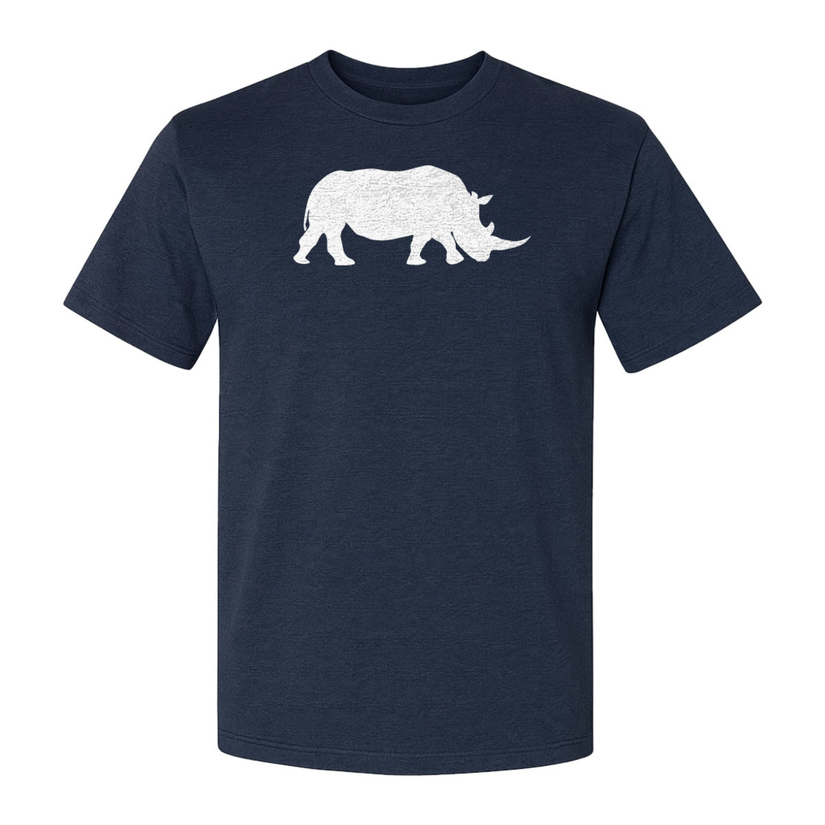Rhino Silhouette T-Shirt, Rhinoceros Wildlife Graphic Tee for Safari and Zoo Animal Lovers