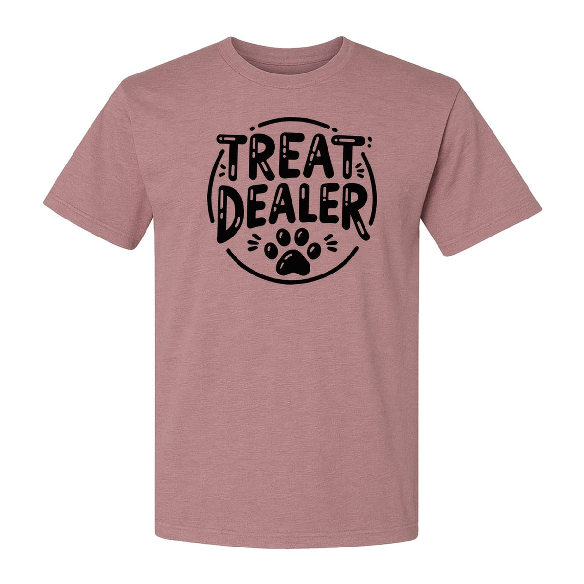 Treat Dealer Dog Trainer T-Shirt, Paw Print Graphic for Pet Parents and Canine Fans
