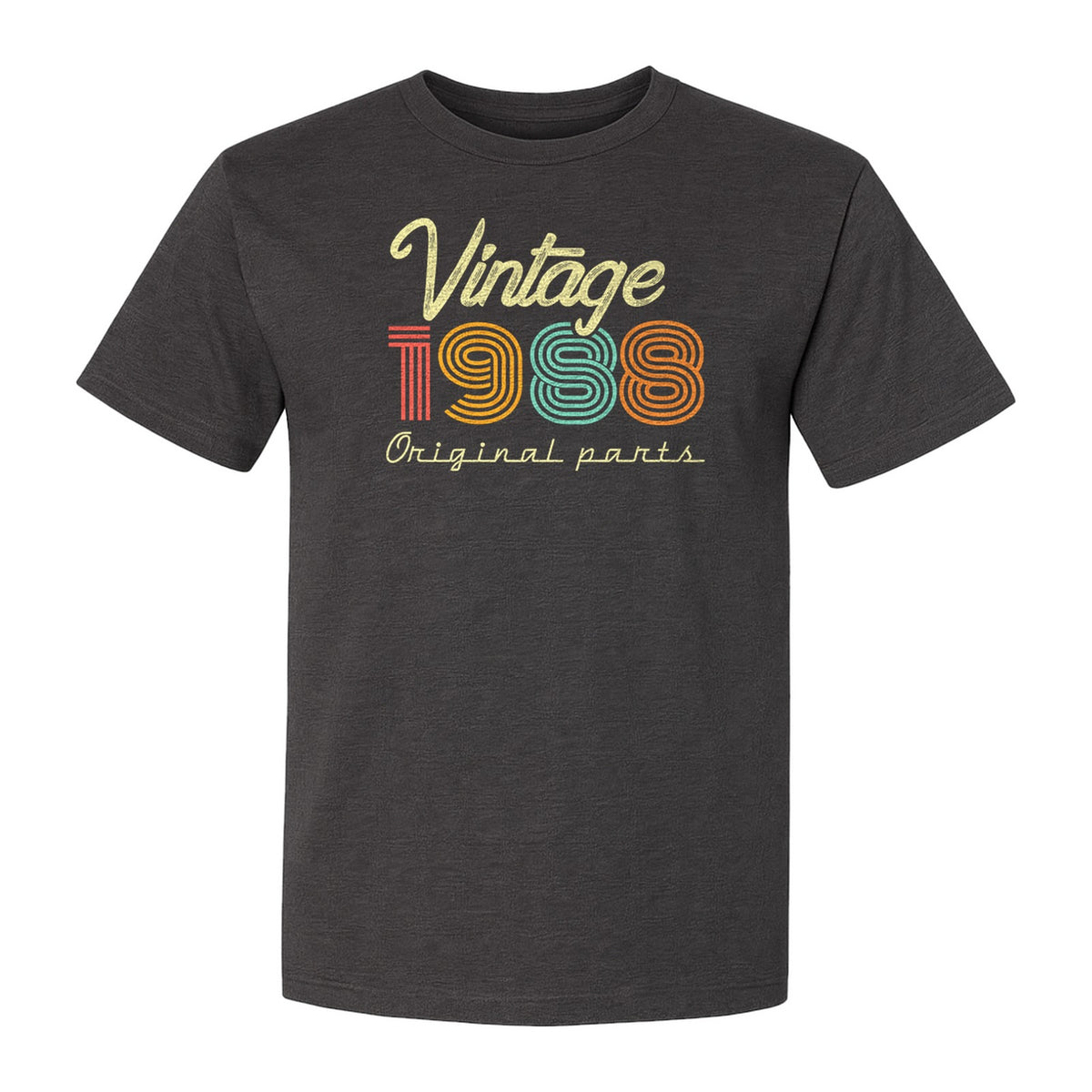 Vintage 1988 Birthday T-Shirt, Original Parts Retro Birth Year Gift for Men and Women