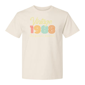 Vintage 1988 Birthday T-Shirt, Original Parts Retro Birth Year Gift for Men and Women