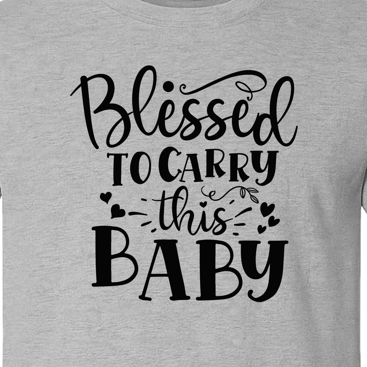 Blessed To Carry This Baby T-Shirt, Christian Pregnancy Gift for Expecting Moms