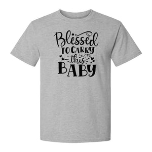Blessed To Carry This Baby T-Shirt, Christian Pregnancy Gift for Expecting Moms