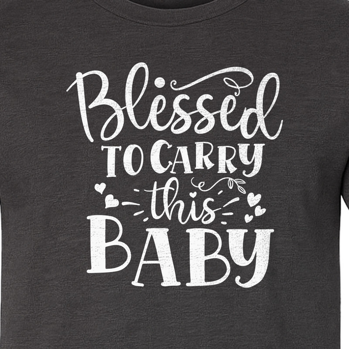 Blessed To Carry This Baby T-Shirt, Christian Pregnancy Gift for Expecting Moms