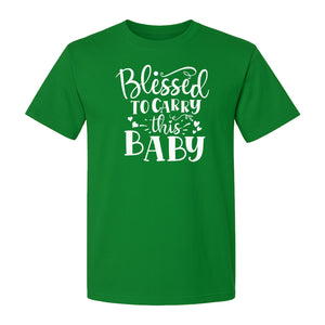 Blessed To Carry This Baby T-Shirt, Christian Pregnancy Gift for Expecting Moms
