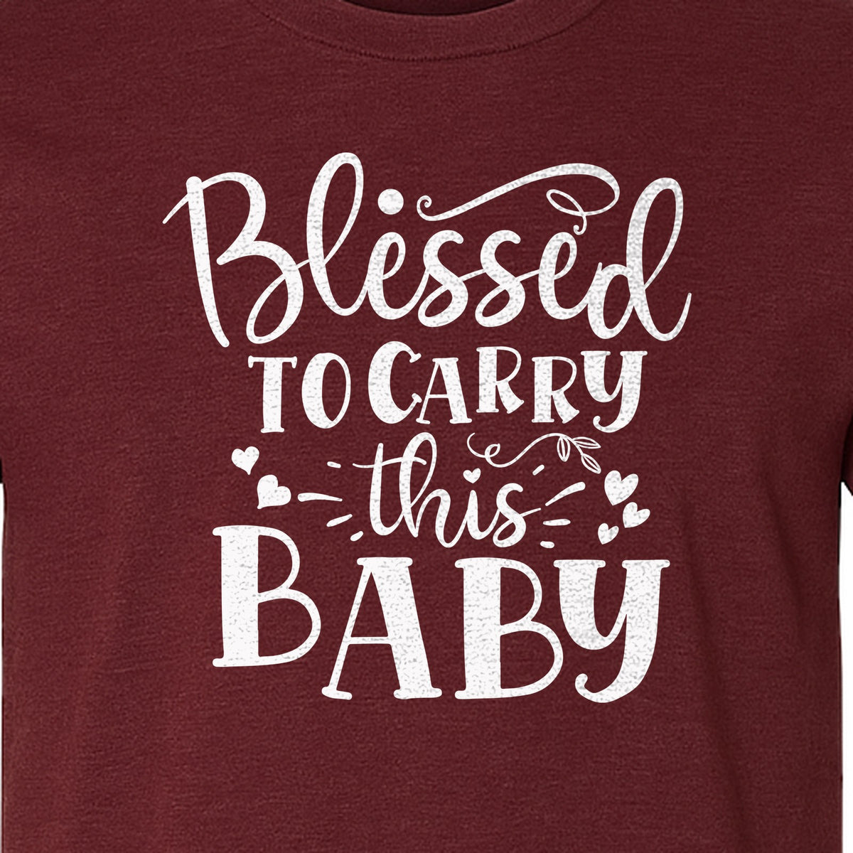 Blessed To Carry This Baby T-Shirt, Christian Pregnancy Gift for Expecting Moms