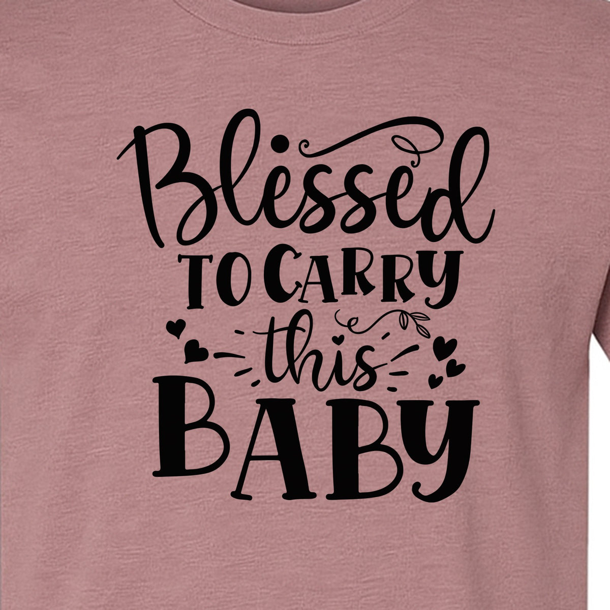 Blessed To Carry This Baby T-Shirt, Christian Pregnancy Gift for Expecting Moms